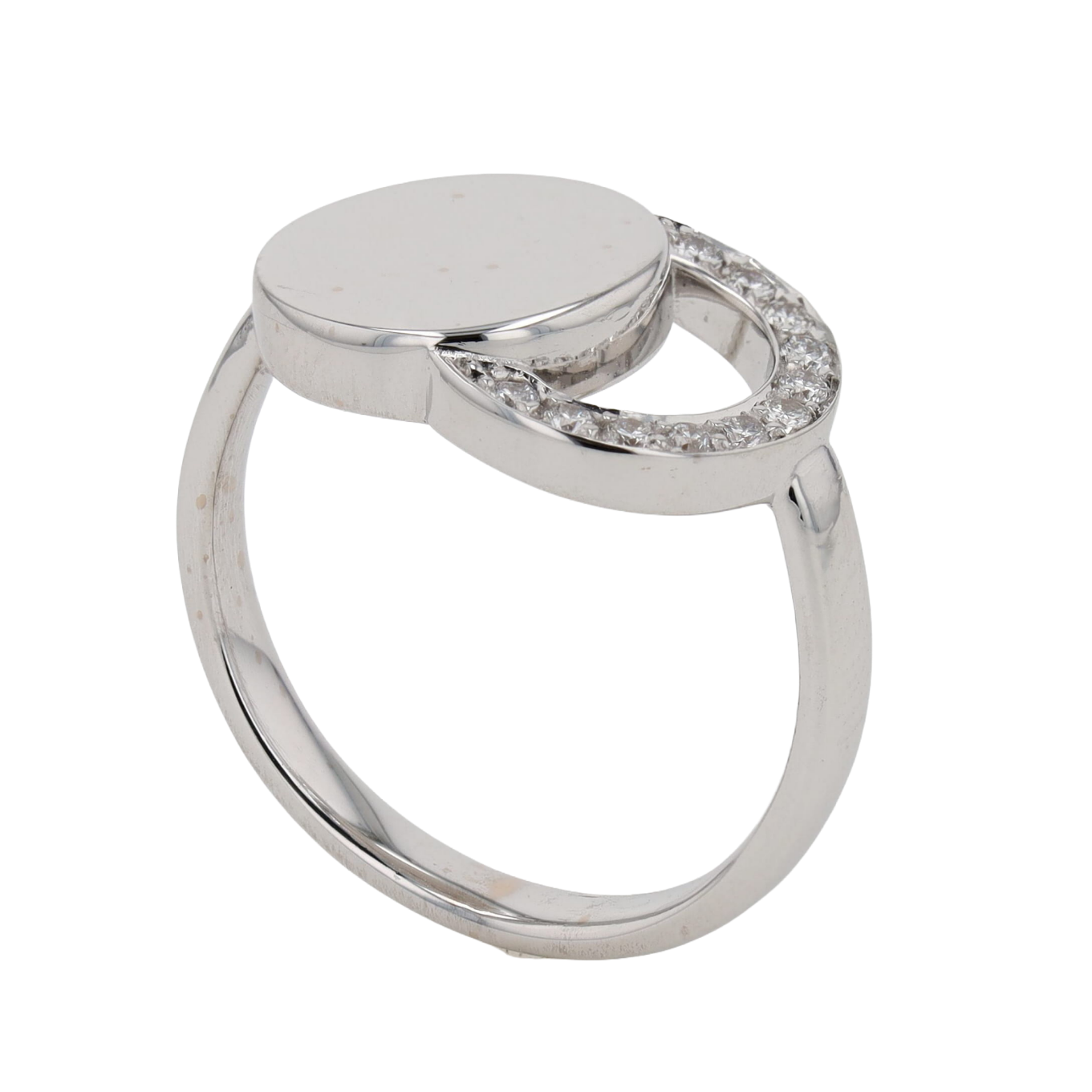 BAGUE_CREATION_GEOMETRIQUE_DIAMANTS_0.12_CT image