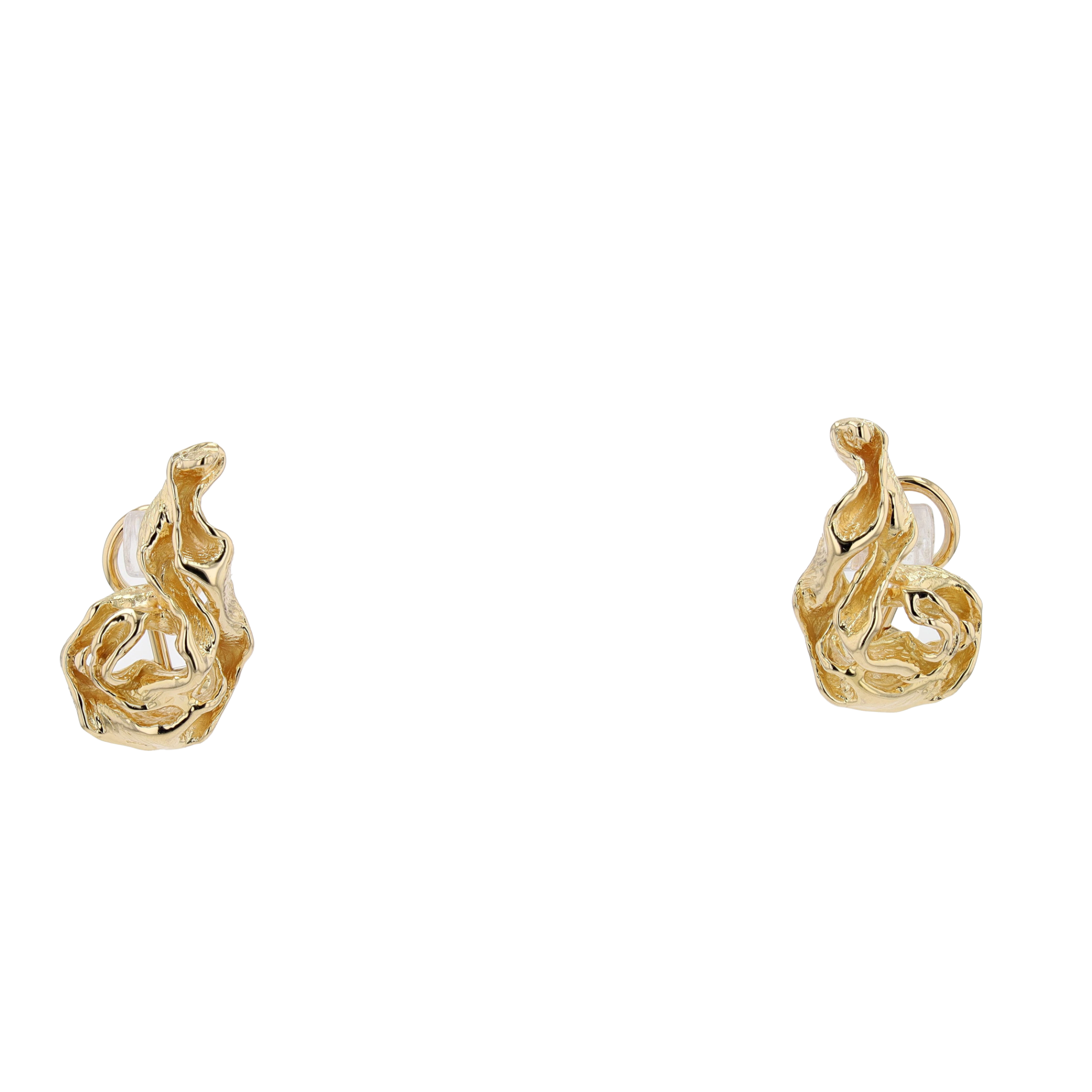 BOUCLES D'OREILLES GILBERT ALBERT MOTIF ORGANIQUE