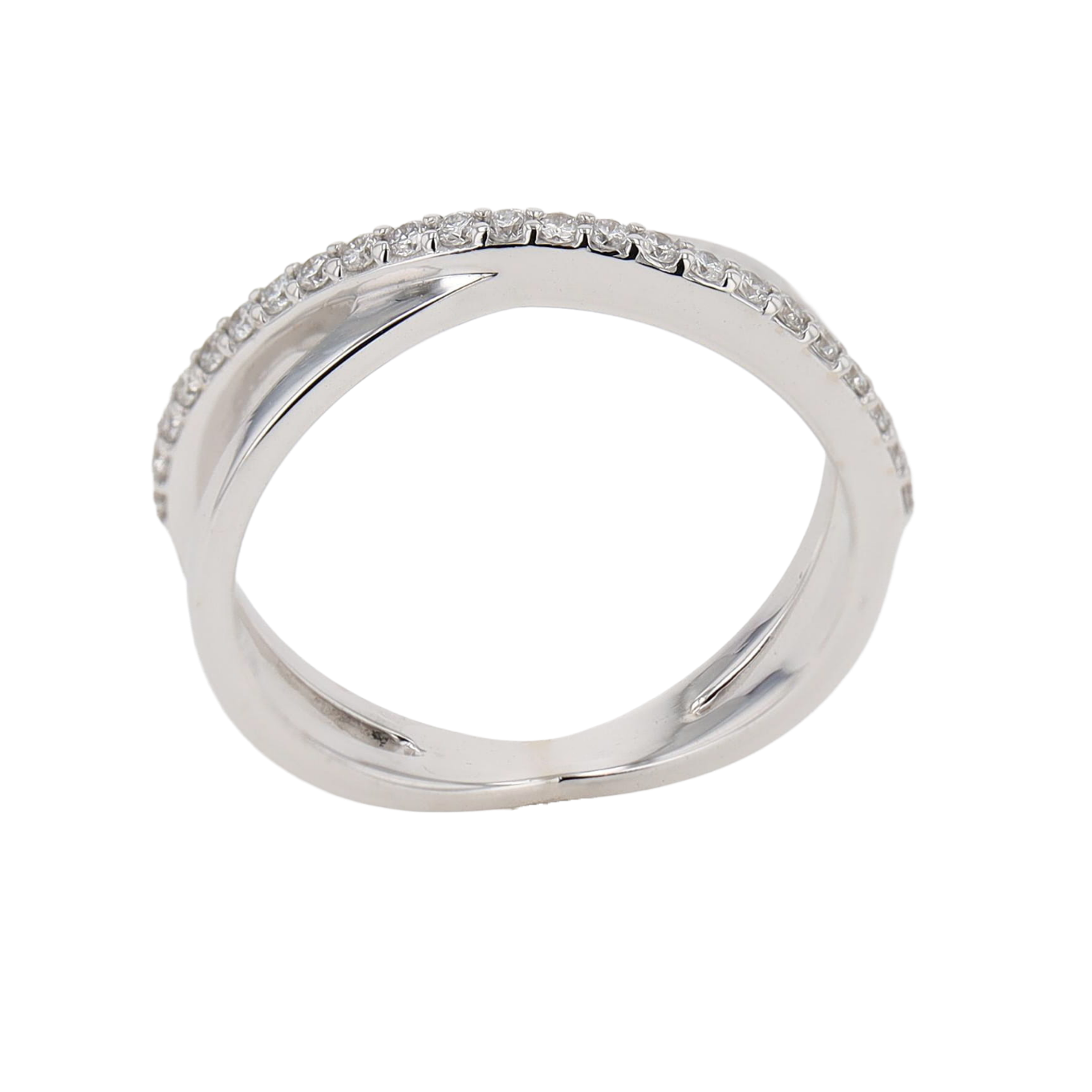 BAGUE_CROISEE_DIAMANTS_0.18_CT image