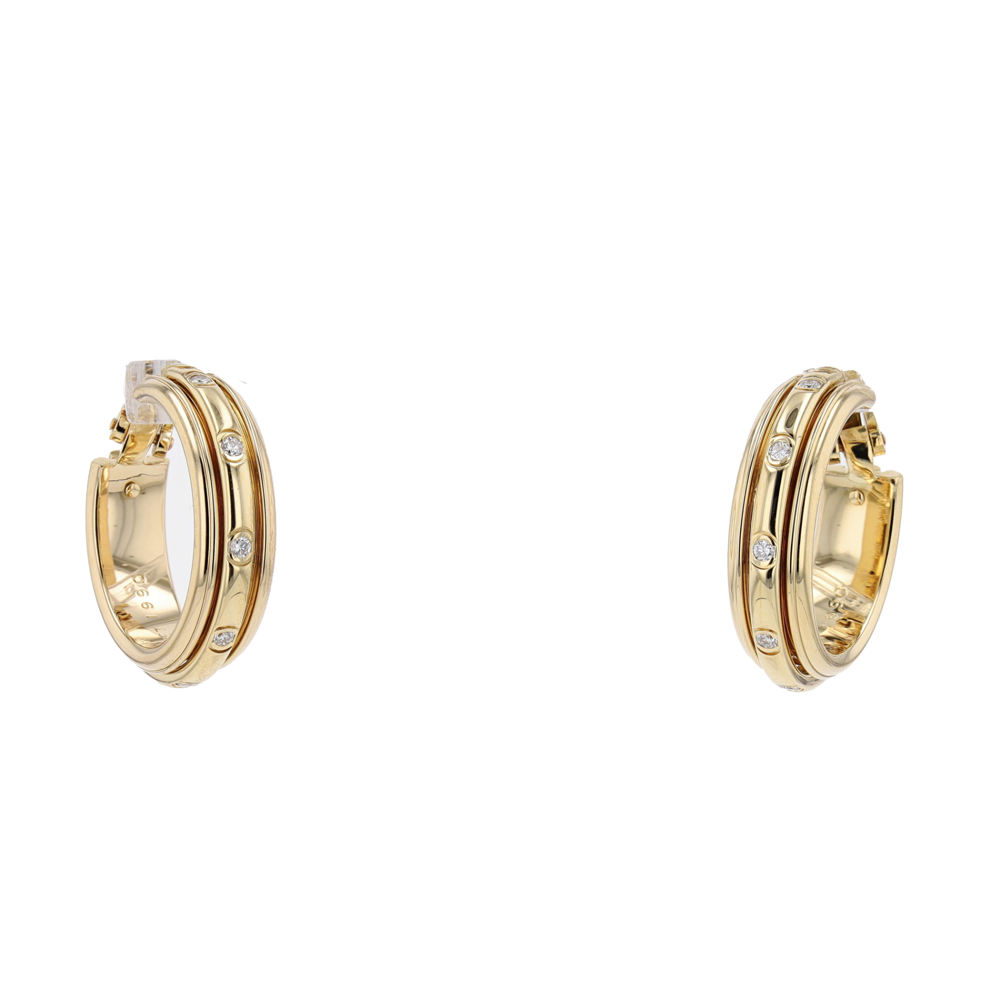 CRÉOLES PIAGET POSSESSION DIAMANTS 0.25 CT