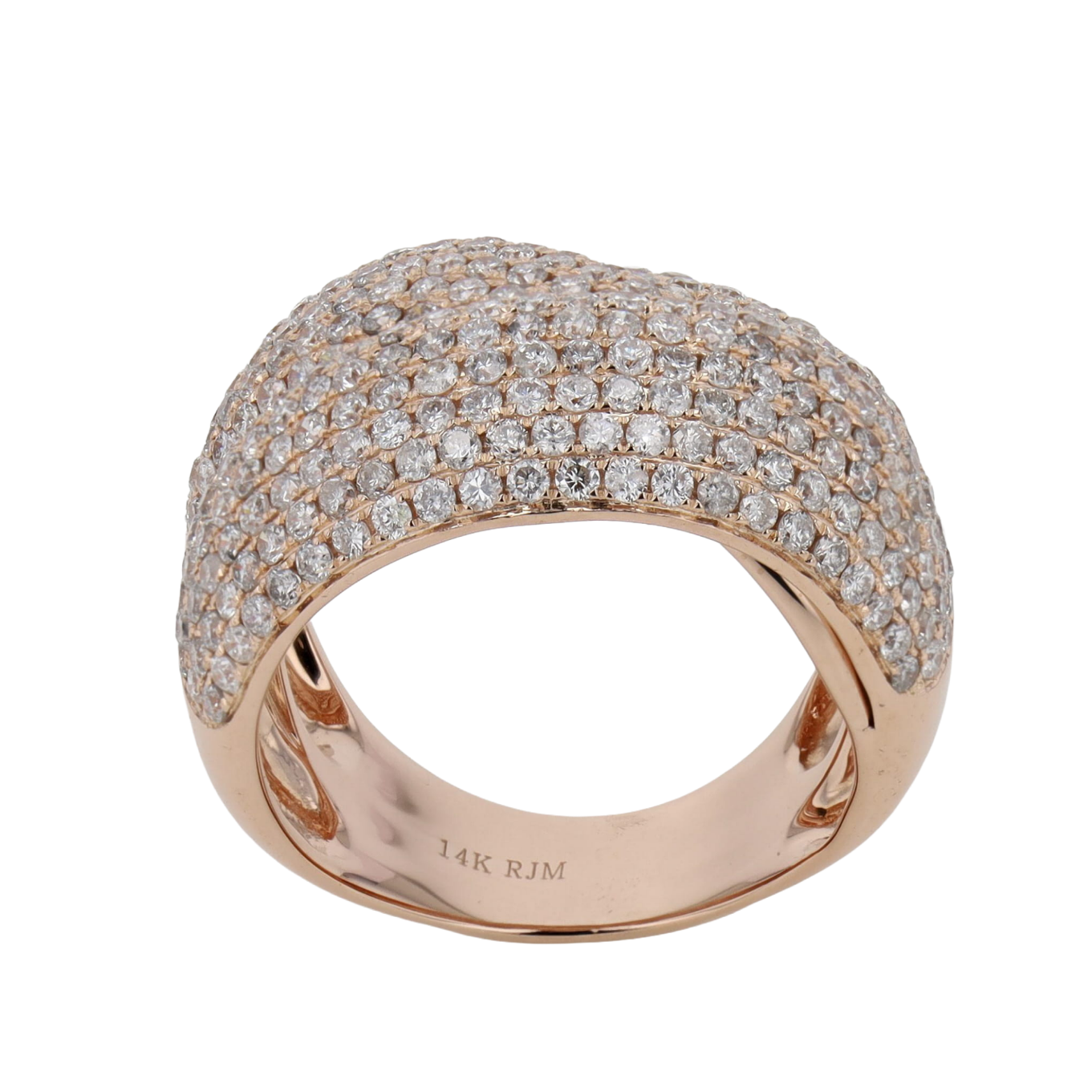 BAGUE_DOME_BANDES_ENTRELACEES_DIAMANTS_1.10_CT image