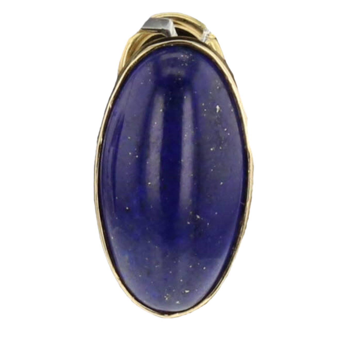 BOUCLES_D'OREILLES_OR_JAUNE_LAPIS_LAZULI image
