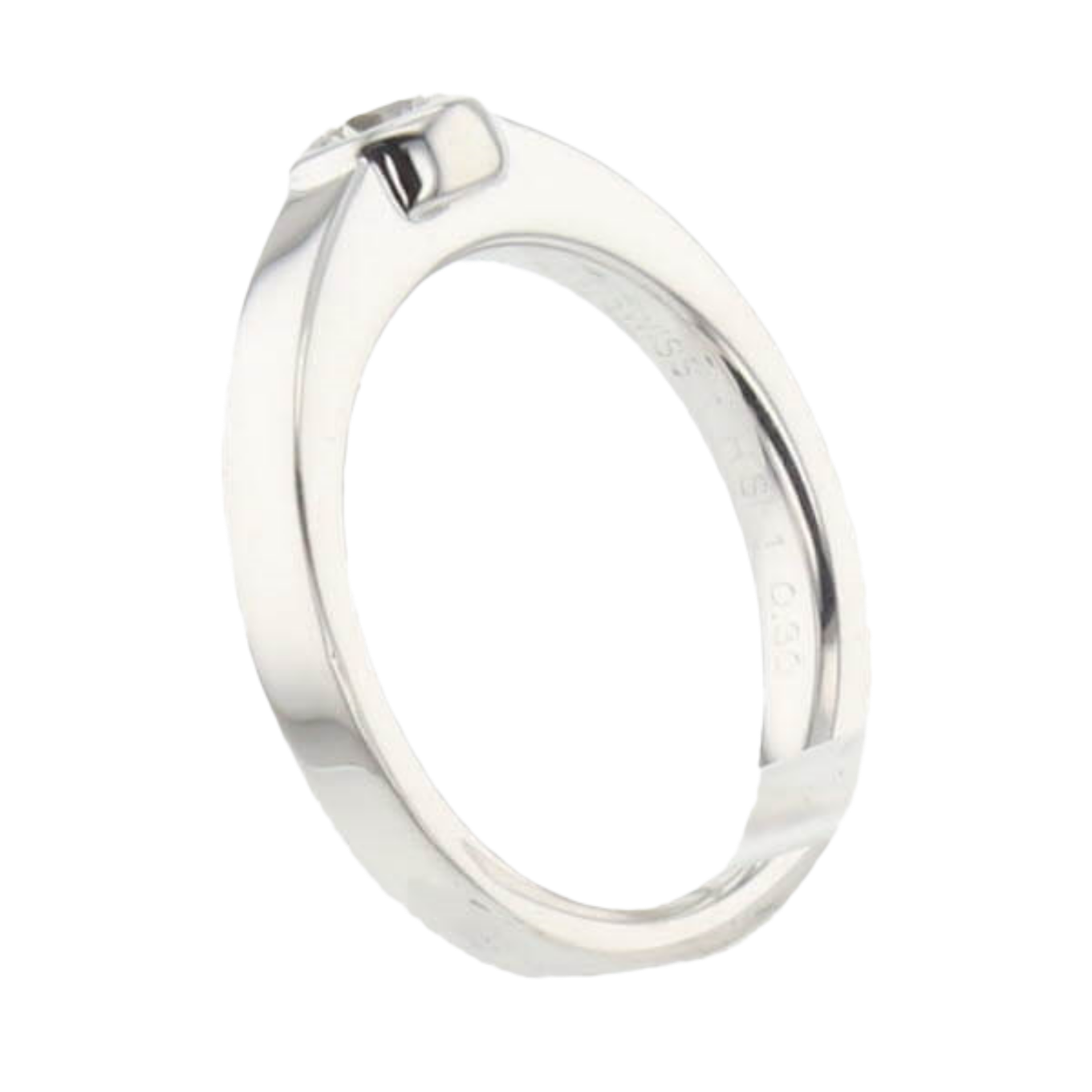 BAGUE_OR_GRIS_750_ET_DIAMANT_0.25_CARATS image