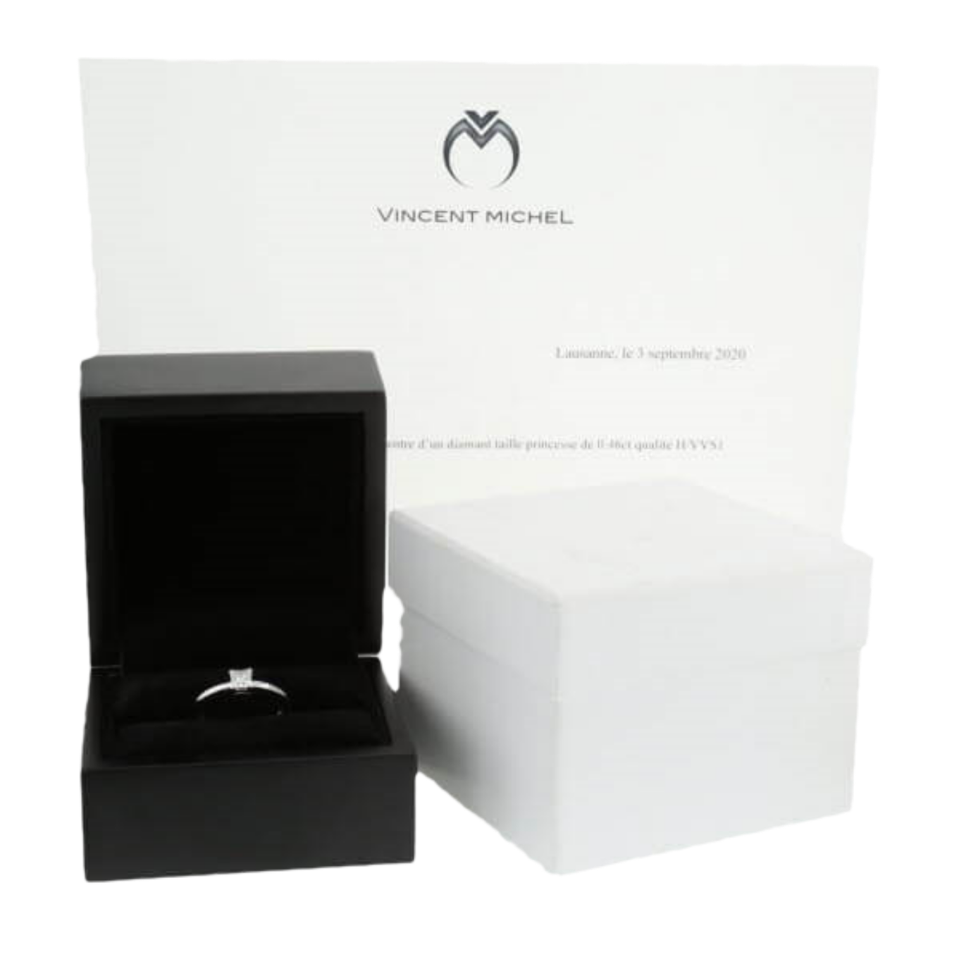 BAGUE_SOLITAIRE_OR_GRIS_0.46_CARATS image