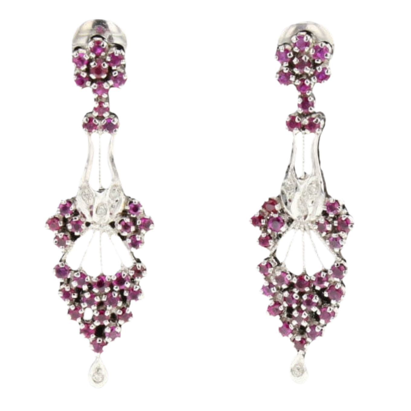 PARURE_METAL_GRIS_DIAMANTS_ET_RUBIS image