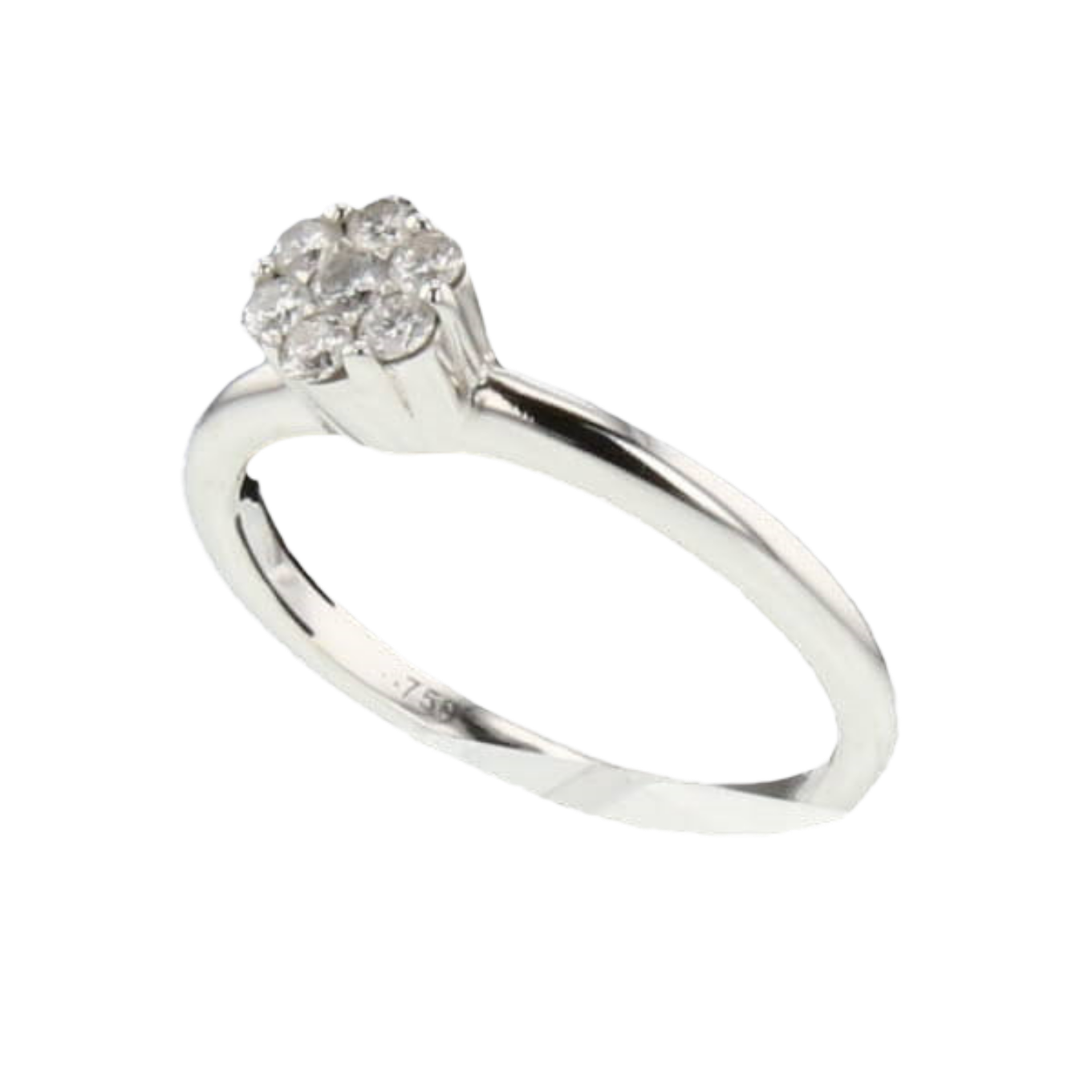 BAGUE_OR_GRIS_DIAMANT_DE_0.21_CARATS_T54 image