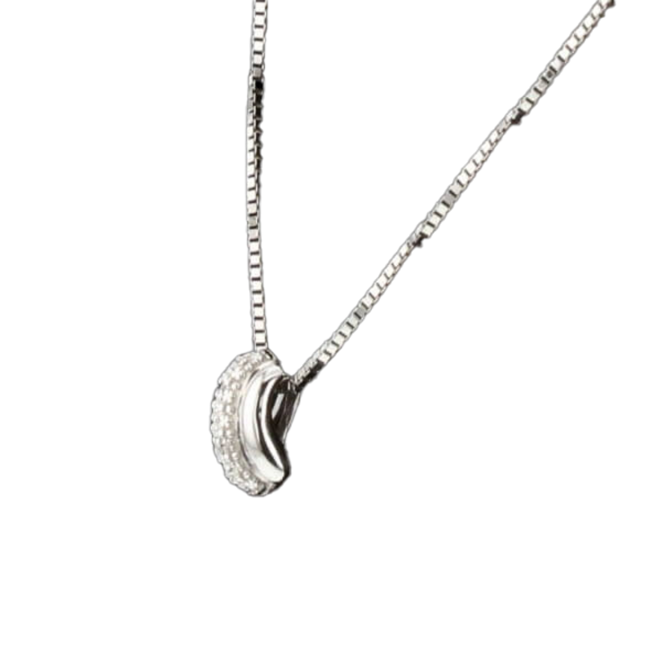 COLLIER_OR_GRIS_DIAMANTS_0.04_CARATS image