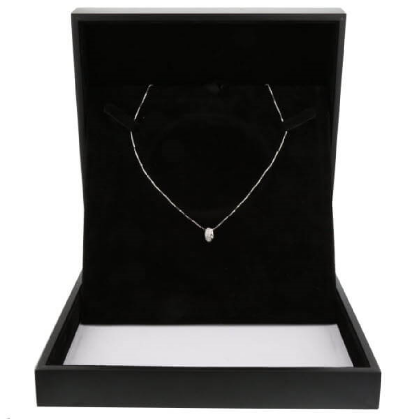 COLLIER_OR_GRIS_DIAMANTS_0.04_CARATS image