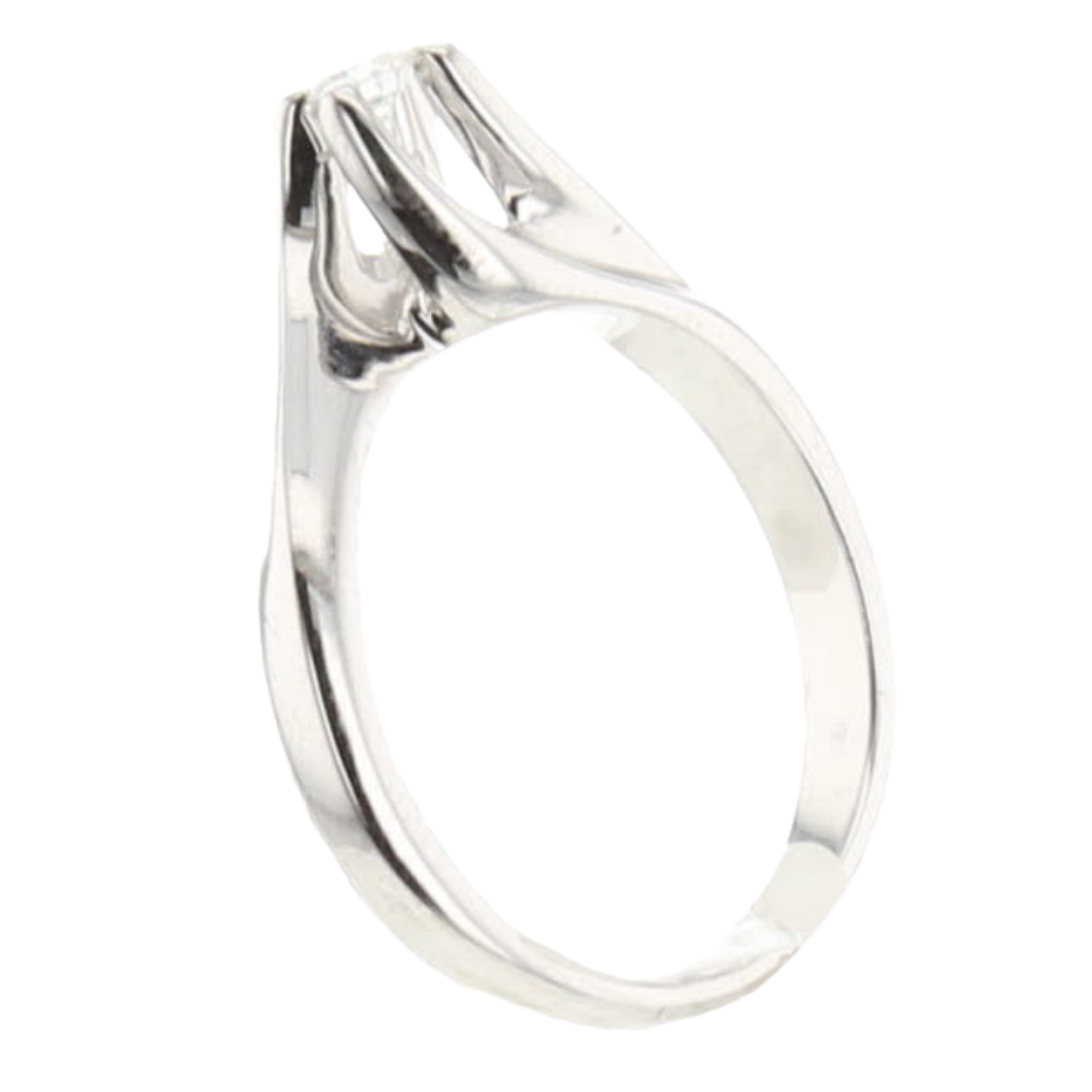 SOLITAIRE_OR_GRIS_DIAMANT_0.16_CARATS image
