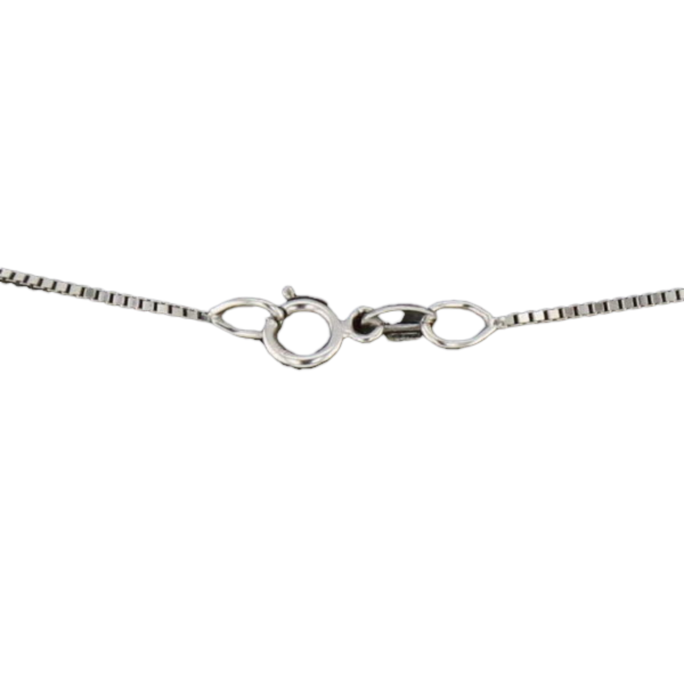 COLLIER_SOLITAIRE_OR_GRIS_ET_DIAMANT_0.15_CARATS image