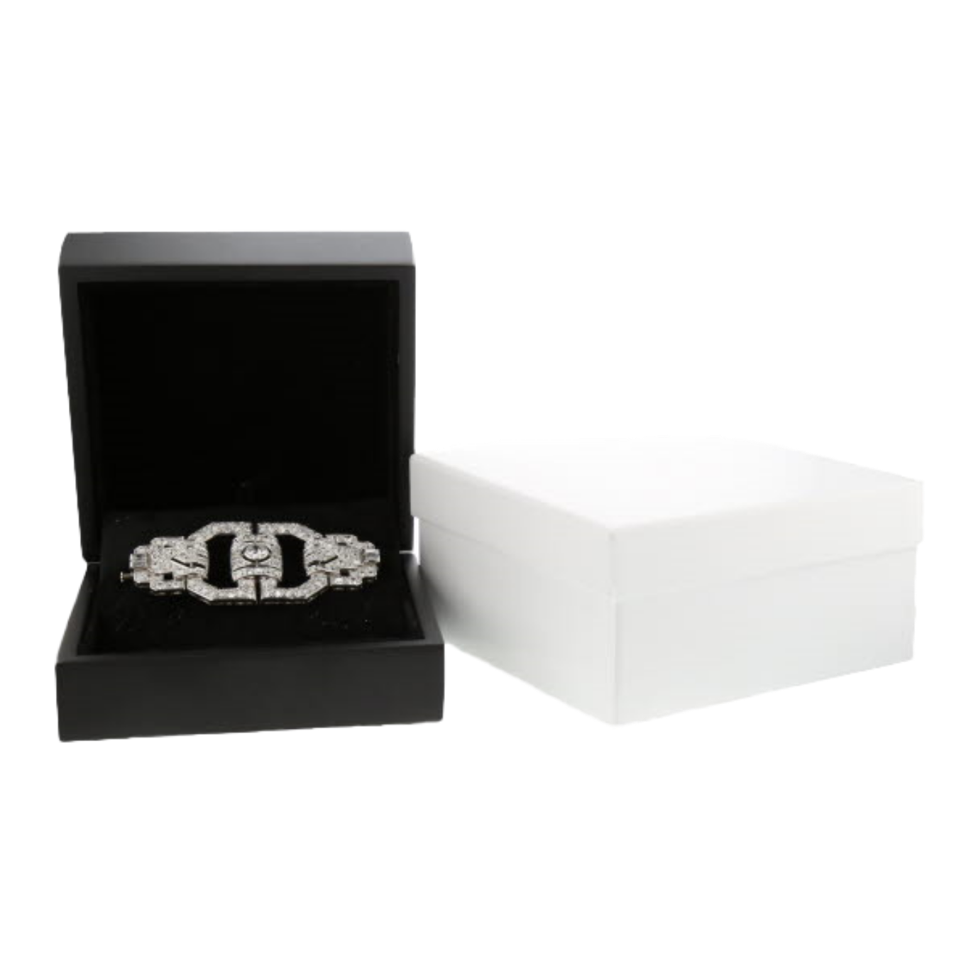 BROCHE_ART_DECO_OR_GRIS_DIAMANTS image