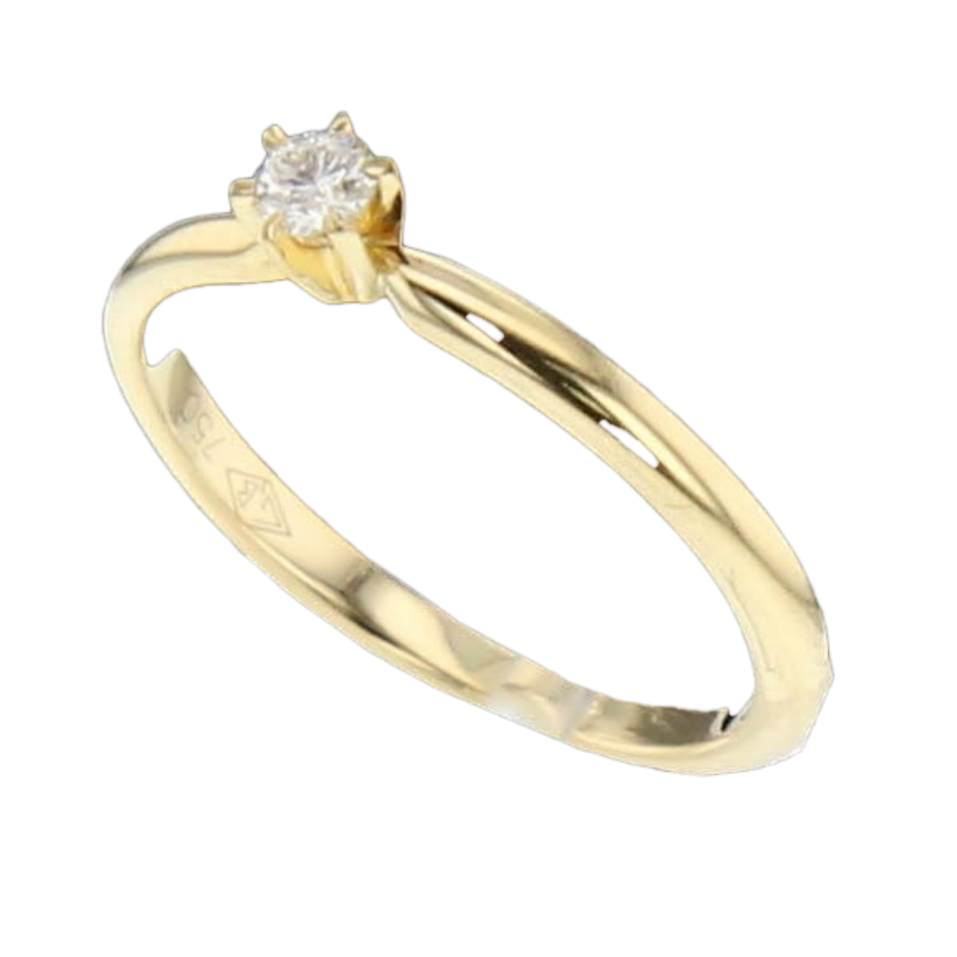 SOLITAIRE_OR_JAUNE_DIAMANT_0.16_CARATS image