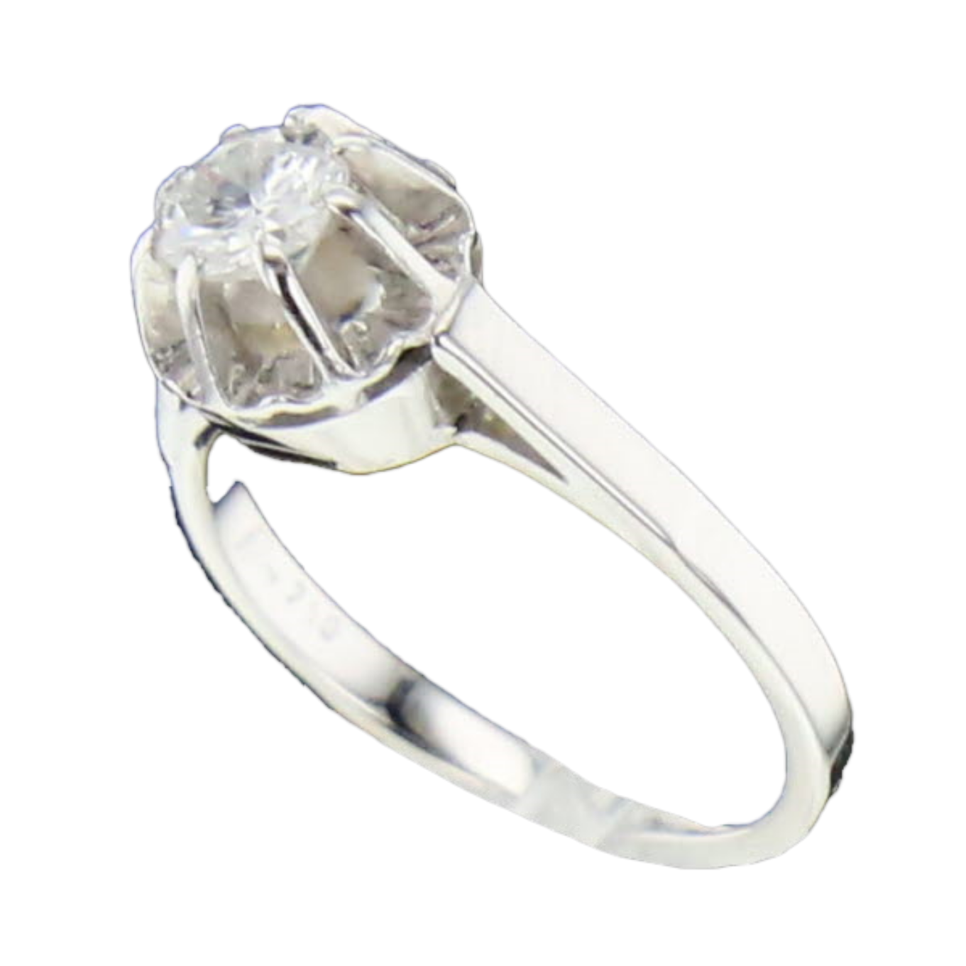 BAGUE_SOLITAIRE_OR_GRIS_0.50_CARATS image