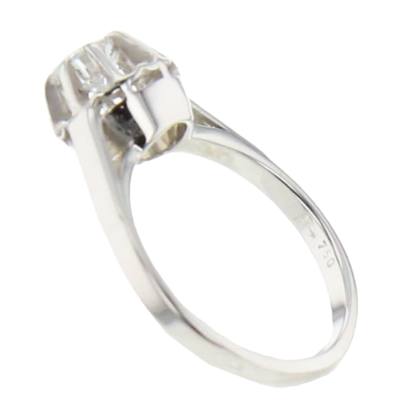 BAGUE_SOLITAIRE_OR_GRIS_0.50_CARATS image