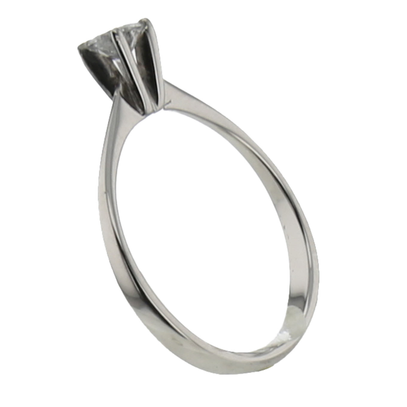 BAGUE_SOLITAIRE_EN_OR_GRIS_0.30_CARATS image