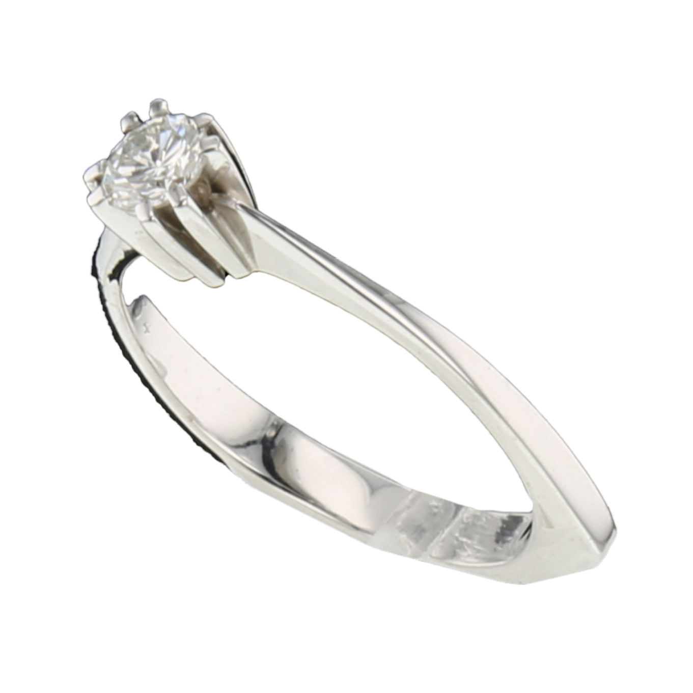 SOLITAIRE_OR_GRIS_DIAMANT_0.33_CARATS image