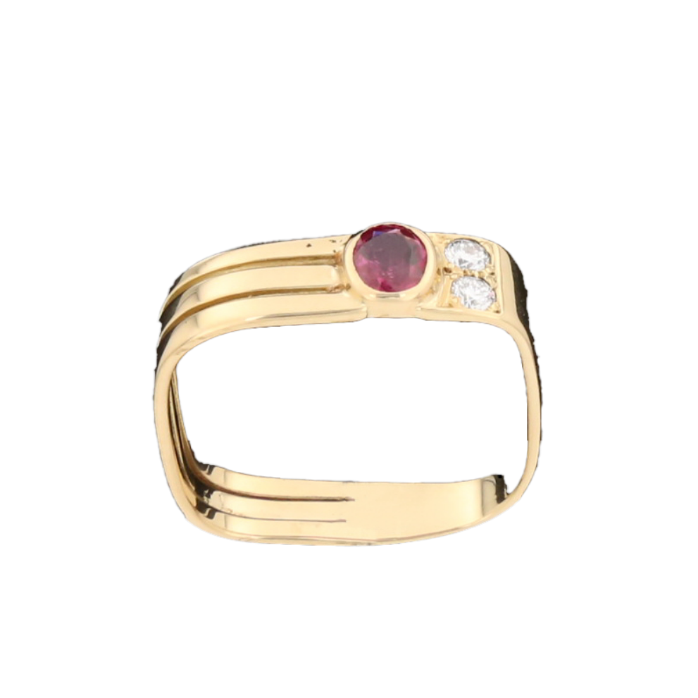 BAGUE_CARRE_OR_JAUNE_TOURMALINE image