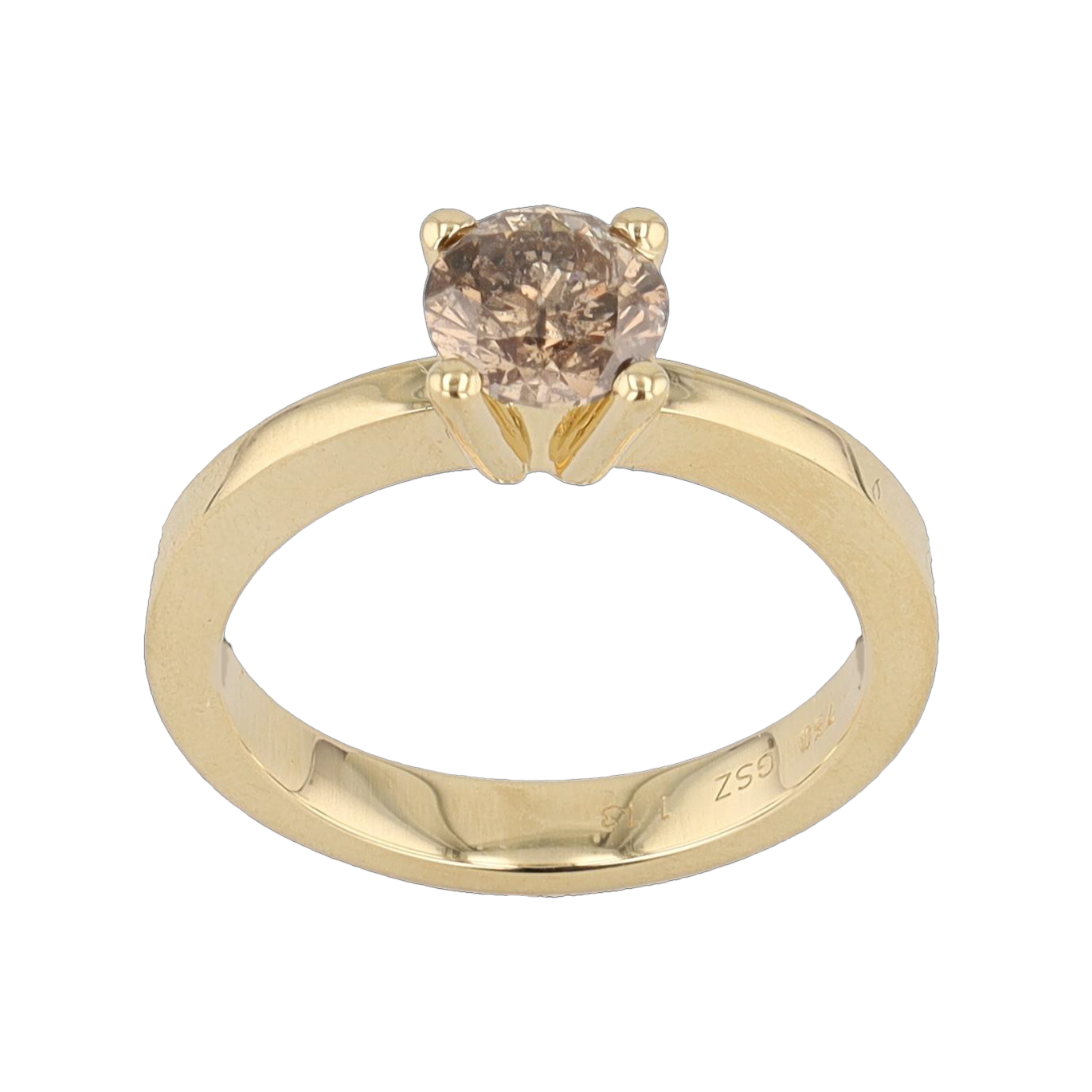 1.01 CARAT YELLOW GOLD SOLITAIRE