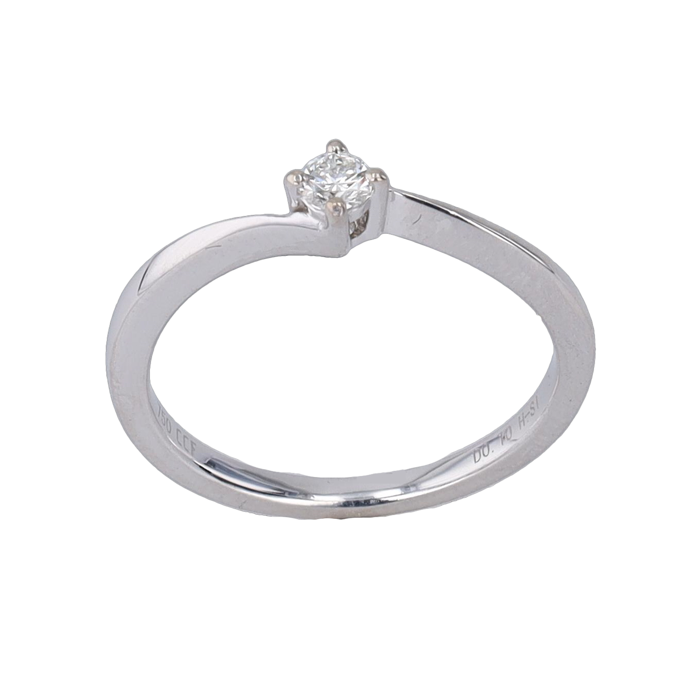 BAGUE SOLITAIRE 0.08 CARATS