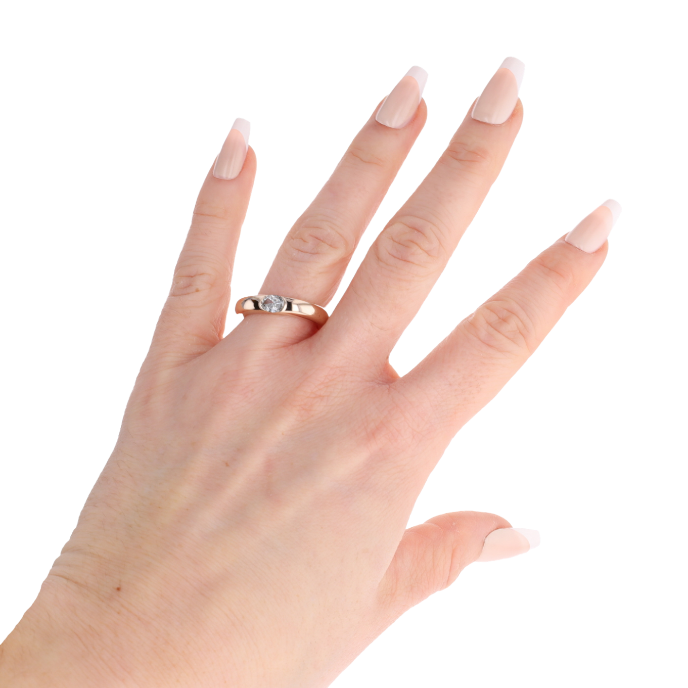 BAGUE_SOLITAIRE_OR_ROSE_0.50_CARATS image