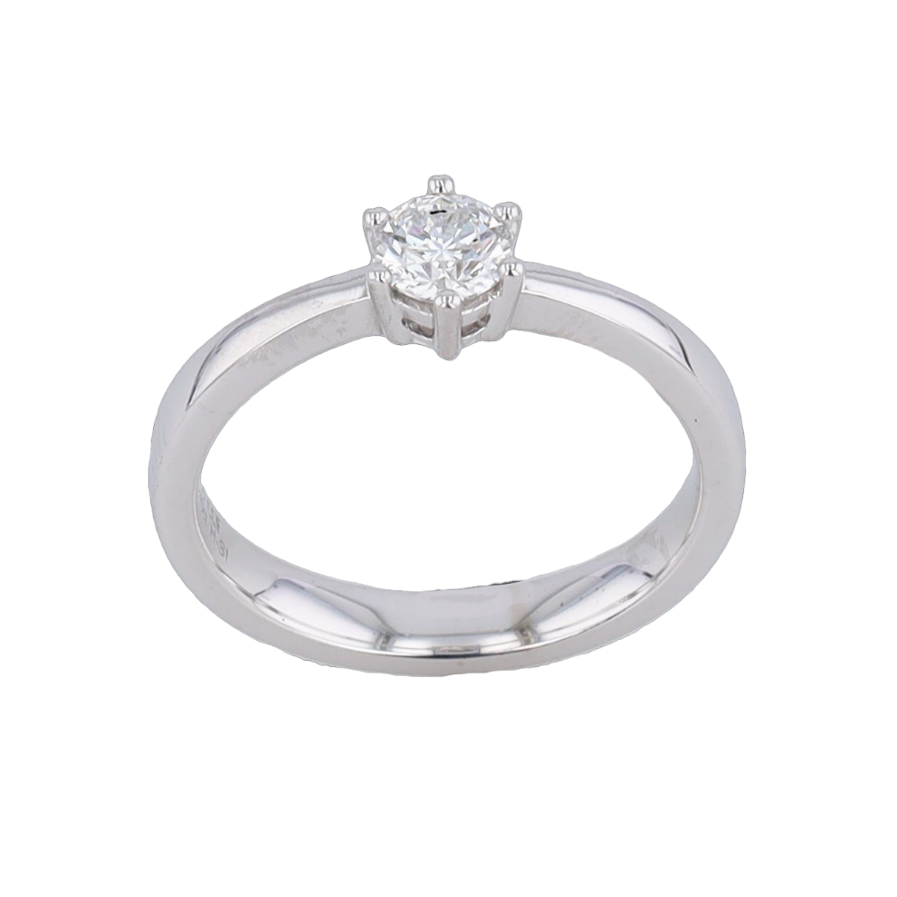 BAGUE_SOLITAIRE_EN_OR_GRIS_0.40_CARATS image
