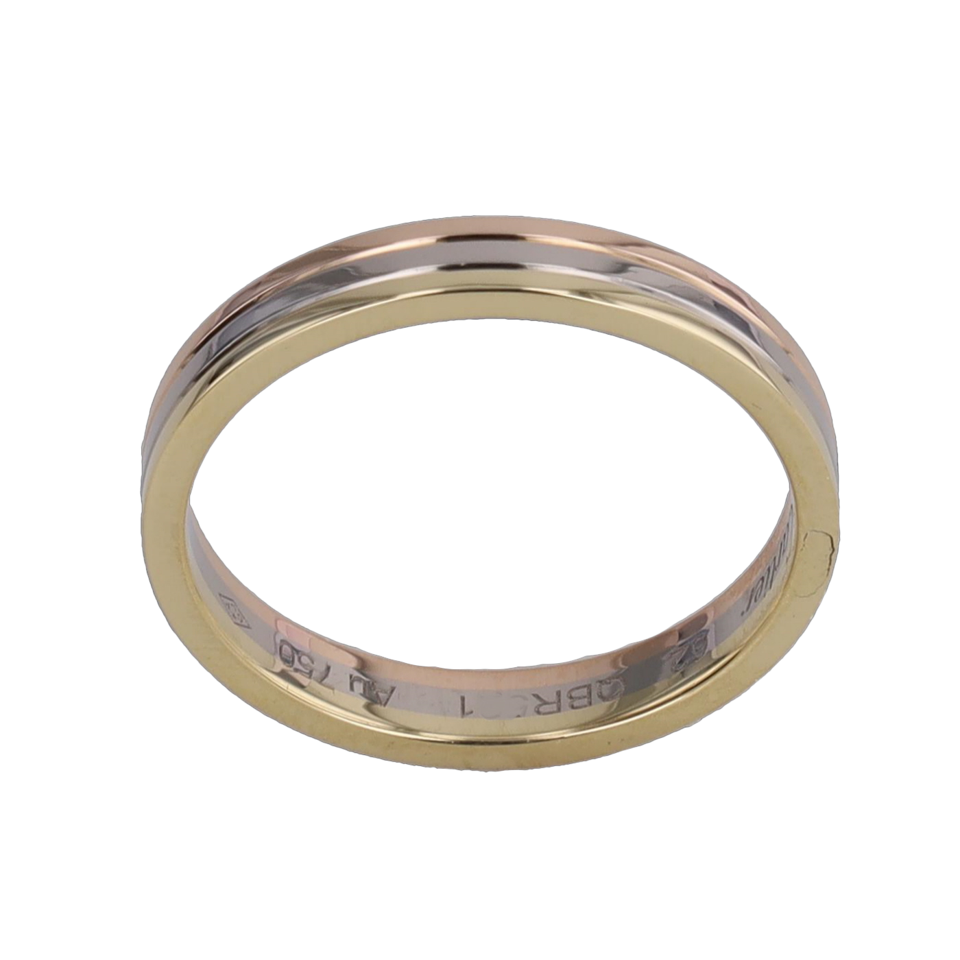 ALLIANCE CARTIER TROIS ORS 18 CARATS