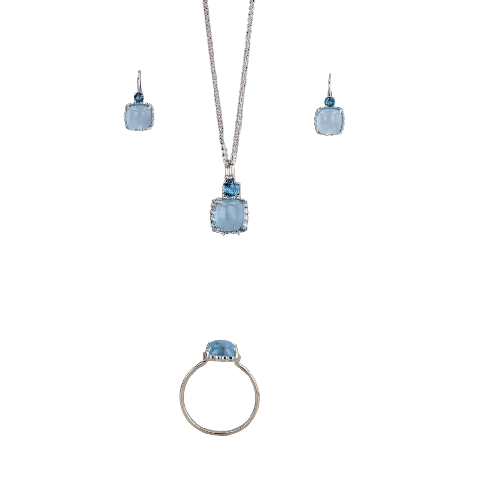 PARURE_EN_OR_GRIS_PIERRES_SYNTHETIQUES_BLEUES image