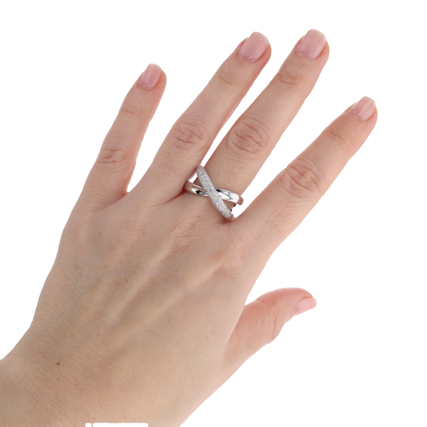 BAGUE_LIEN_OR_GRIS_&_DIAMANTS image