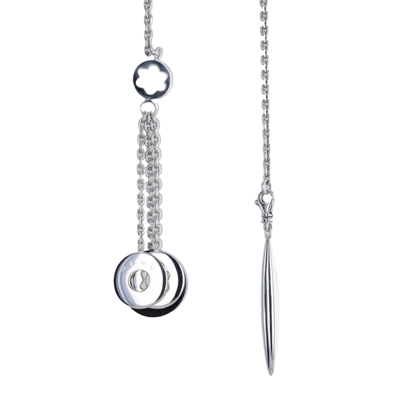 SAUTOIR_MONTBLANC_ARGENT_ET_ONYX image