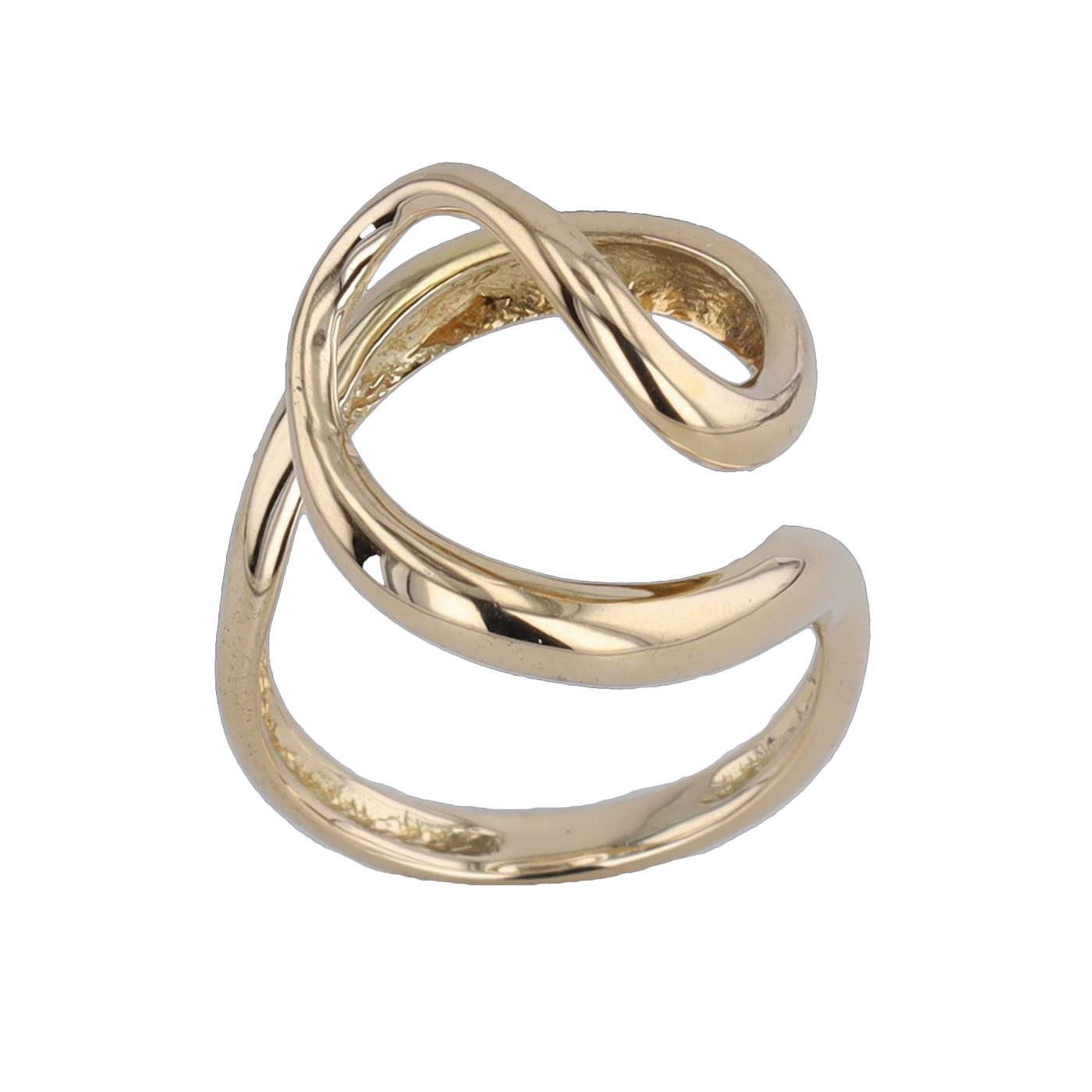 BAGUE GILBERT ALBERT EN OR JAUNE