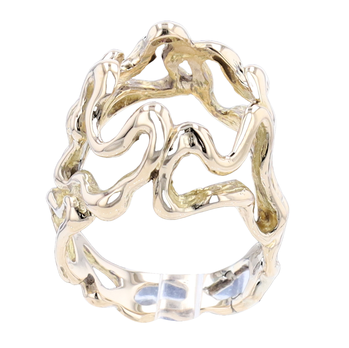 BAGUE GILBERT ALBERT EN OR JAUNE