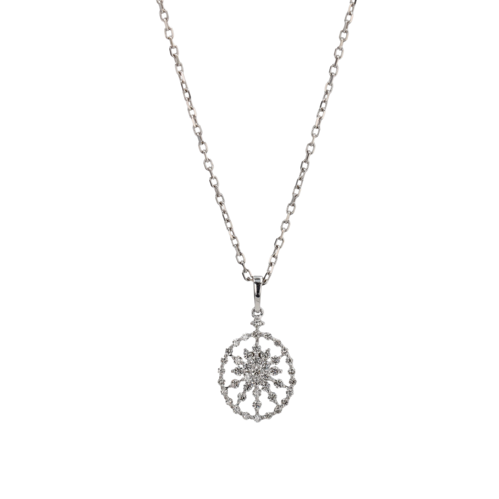 COLLIER_PENDENTIF__ROSACE__DIAMANTS image