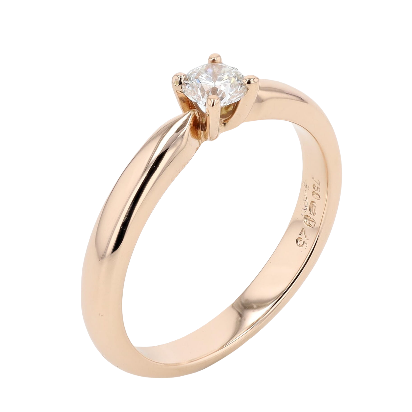 BAGUE_SOLITAIRE_EPURE_DIAMANT_0.25_CT image