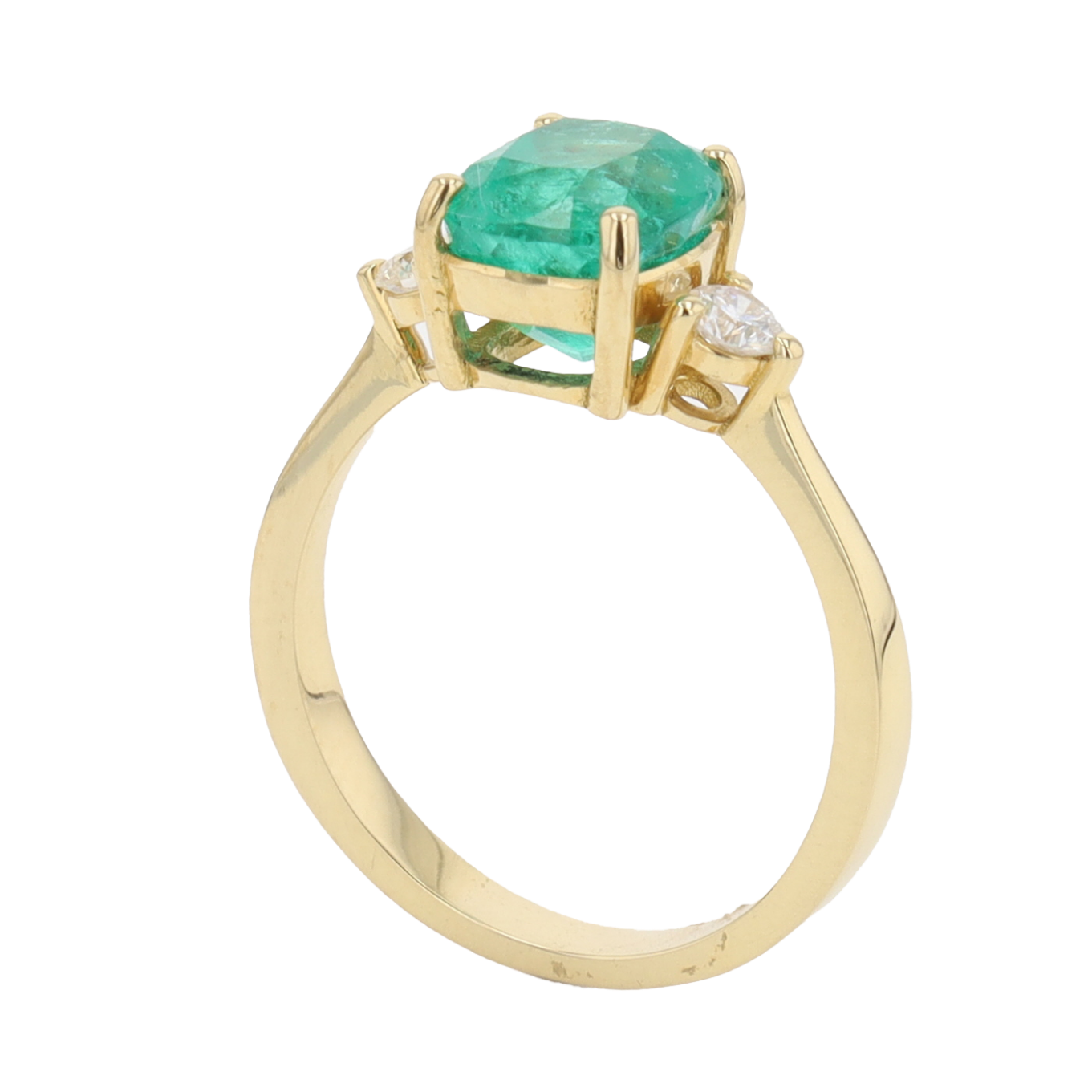 BAGUE_OR_JAUNE_EMERAUDE_ET_DIAMANTS image