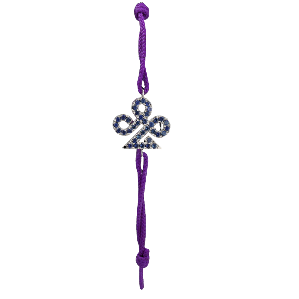 BRACELET_HASLER_TREFLE_SAPHIRS_PLATINE image