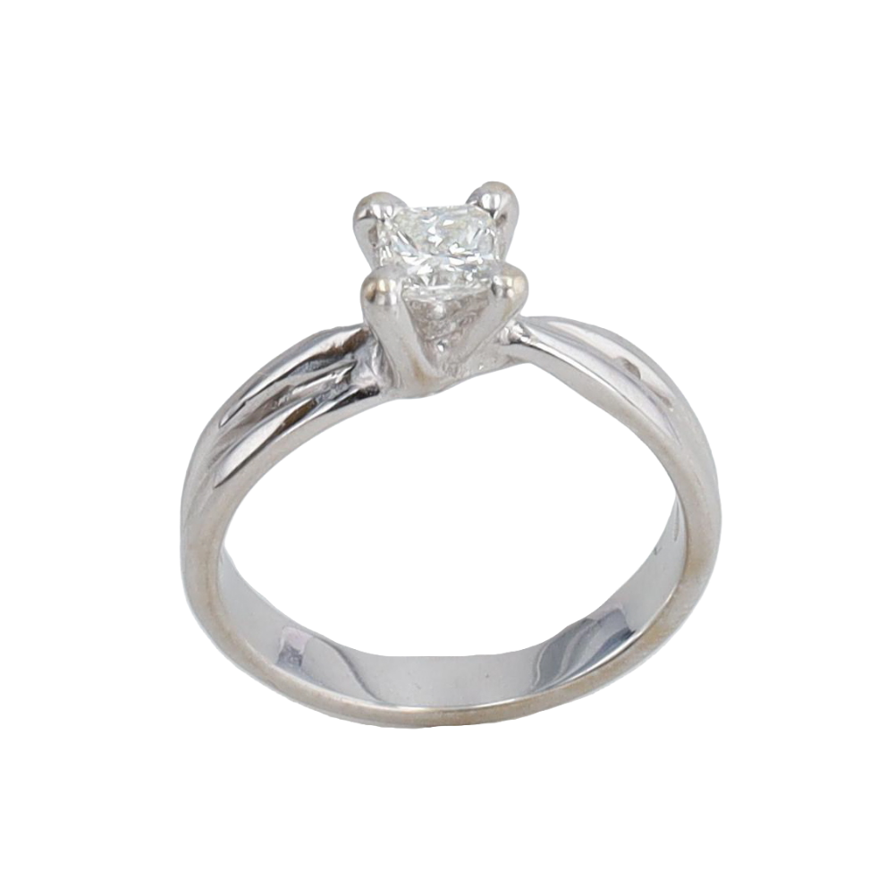 BAGUE_SOLITAIRE_PRINCESSE_DIAMANT_0.45_CT image