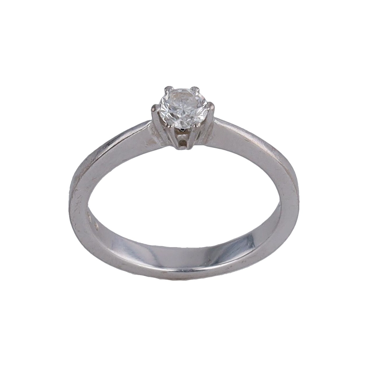 0.28 CARAT WHITE GOLD SOLITAIRE RING