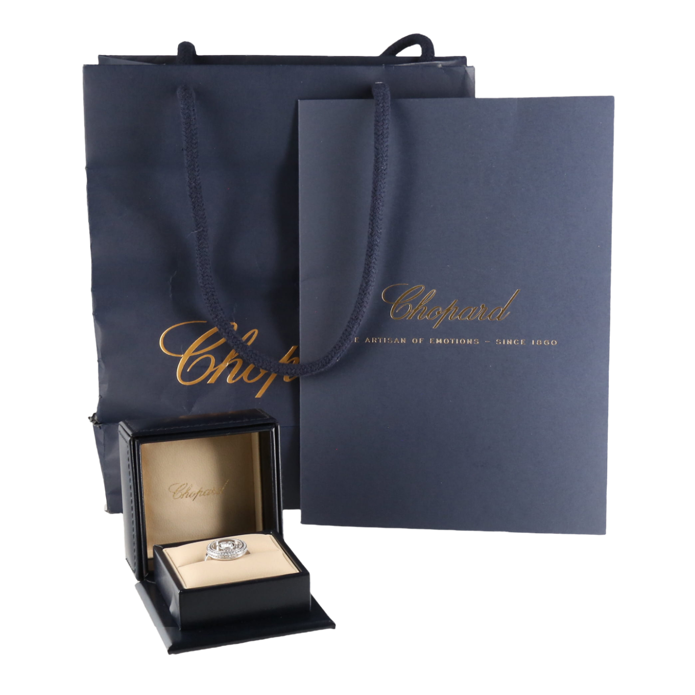 BAGUE_CHOPARD_HAPPY_SOLITAIRE_EN_OR_GRIS image
