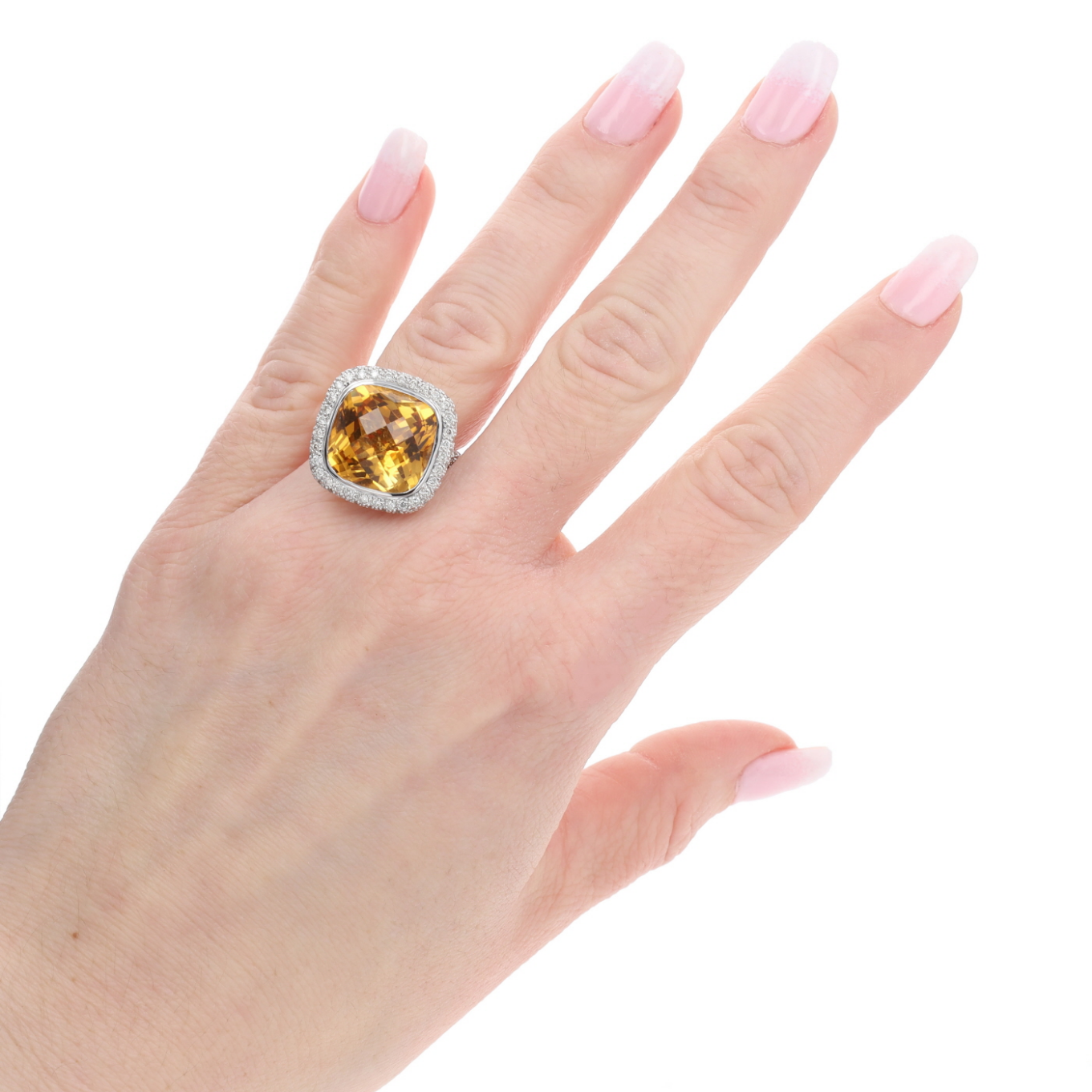 BAGUE_COCKTAIL_CITRINE_COUSSIN_ET_DIAMANTS image