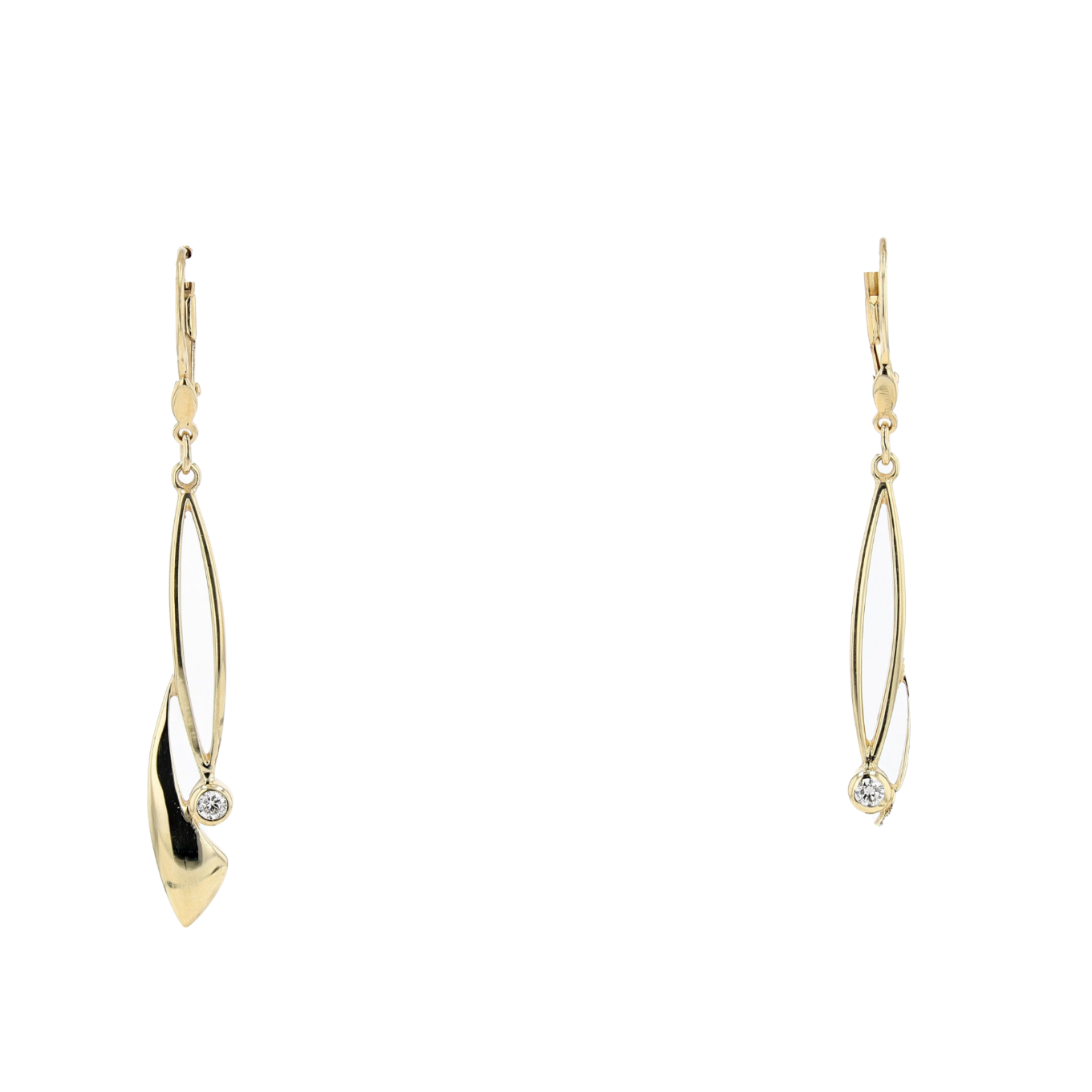 BOUCLES_D'OREILLES_PENDANTES_DIAMANTS_0.10_CT image