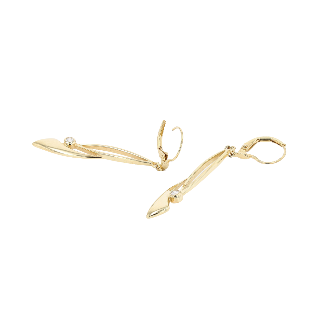BOUCLES_D'OREILLES_PENDANTES_DIAMANTS_0.10_CT image