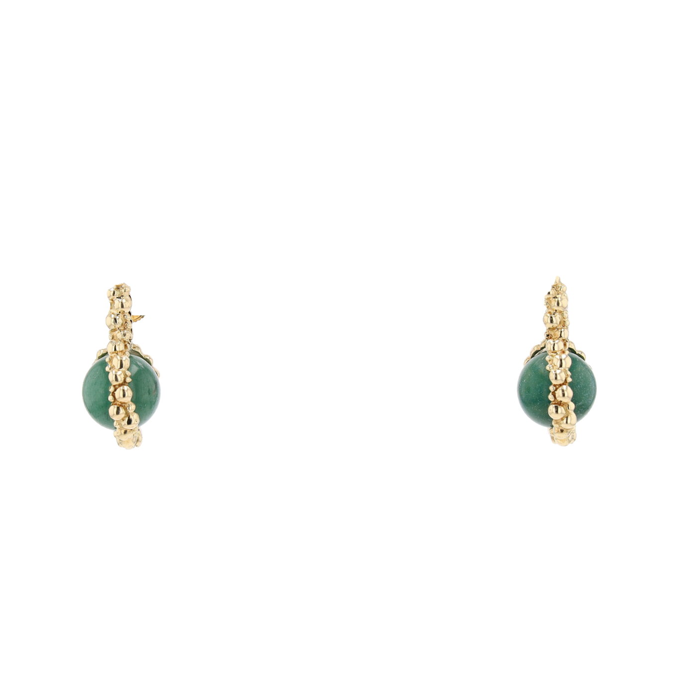 BOUCLES_D'OREILLES_GILBERT_ALBERT_BILLES_INTERCHANGEABLES_JADEITE image