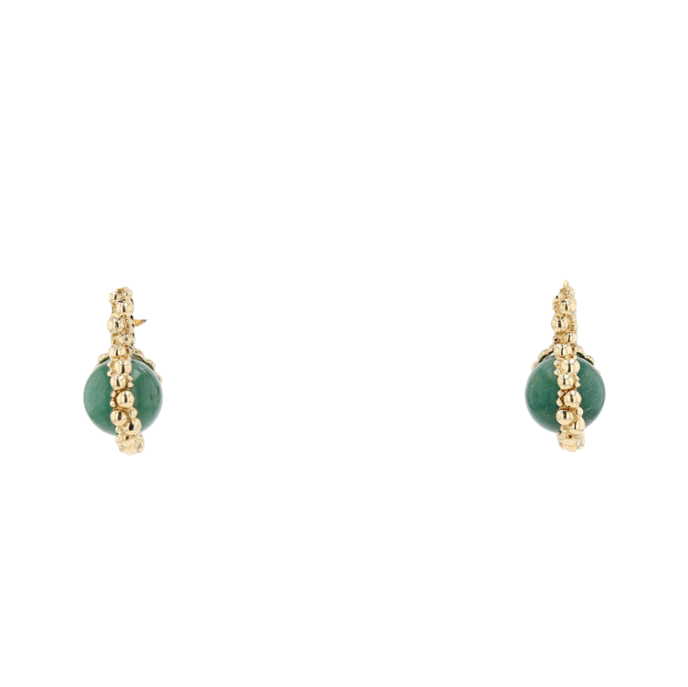 BOUCLES_D'OREILLES_GILBERT_ALBERT_BILLES_INTERCHANGEABLES_JADEITE image