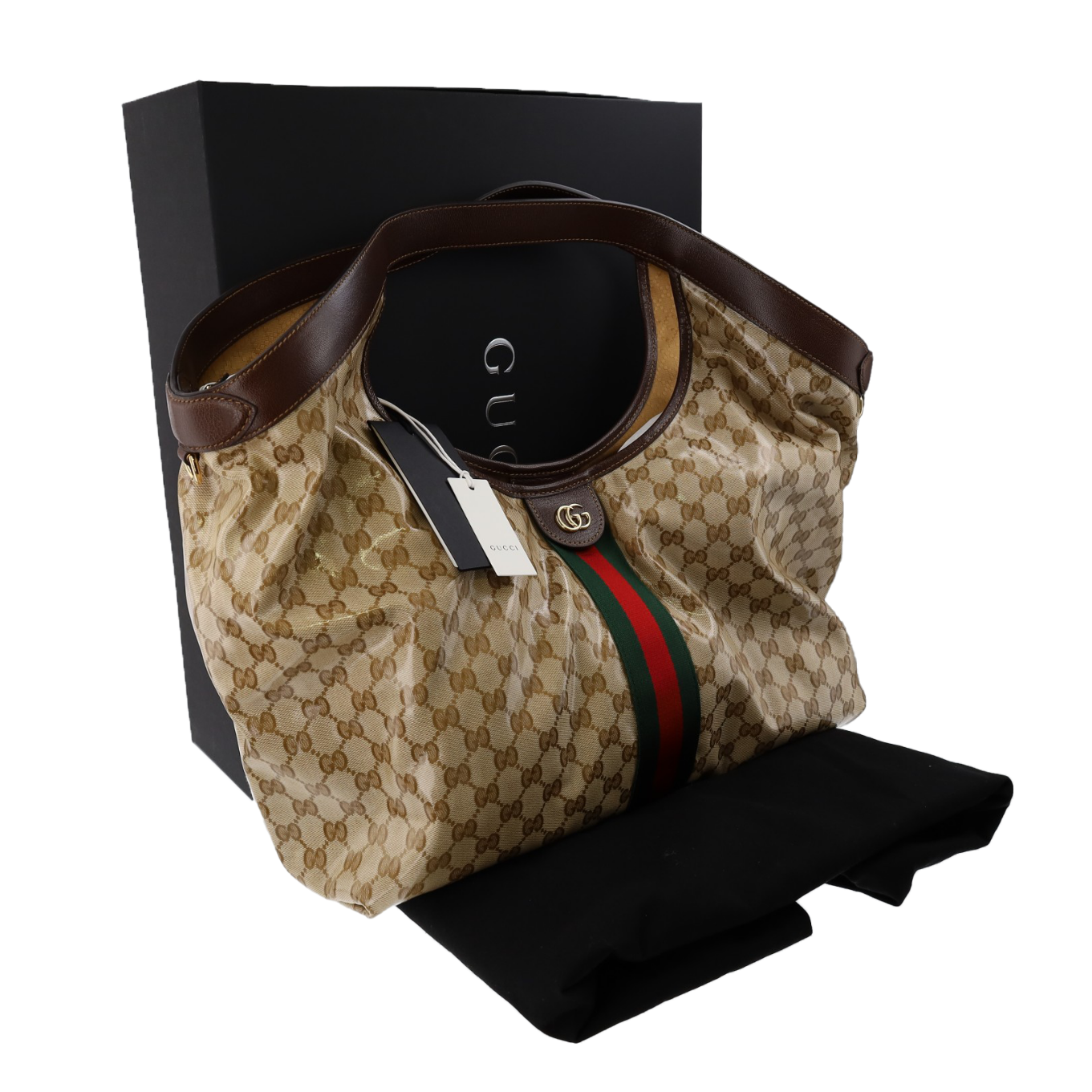 GUCCI_SAC_HOBO_TOILE_ENDUITE_GG_CRYSTAL image