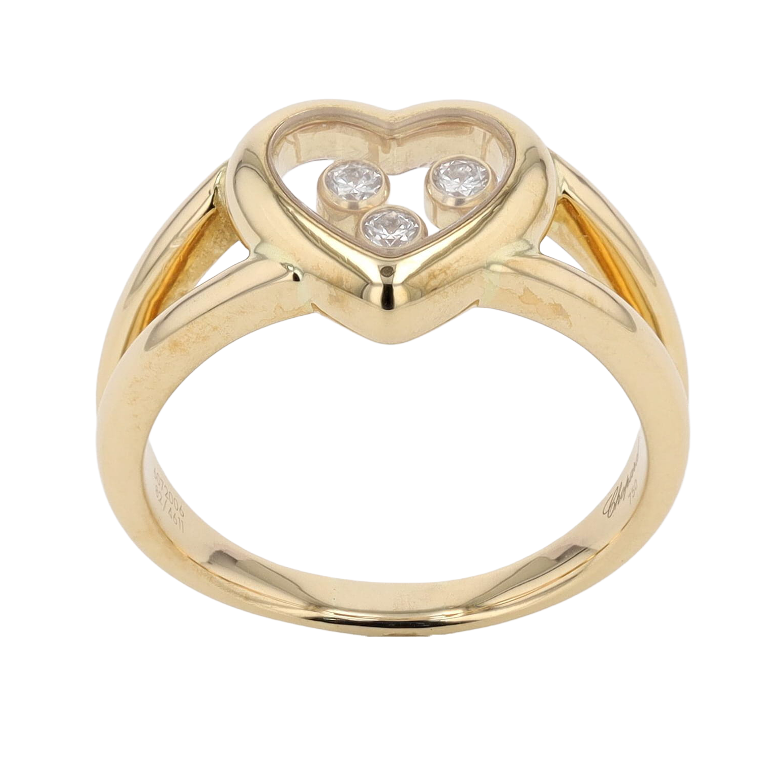 BAGUE CHOPARD HAPPY DIAMONDS CŒUR DIAMANTS 0.15 CT