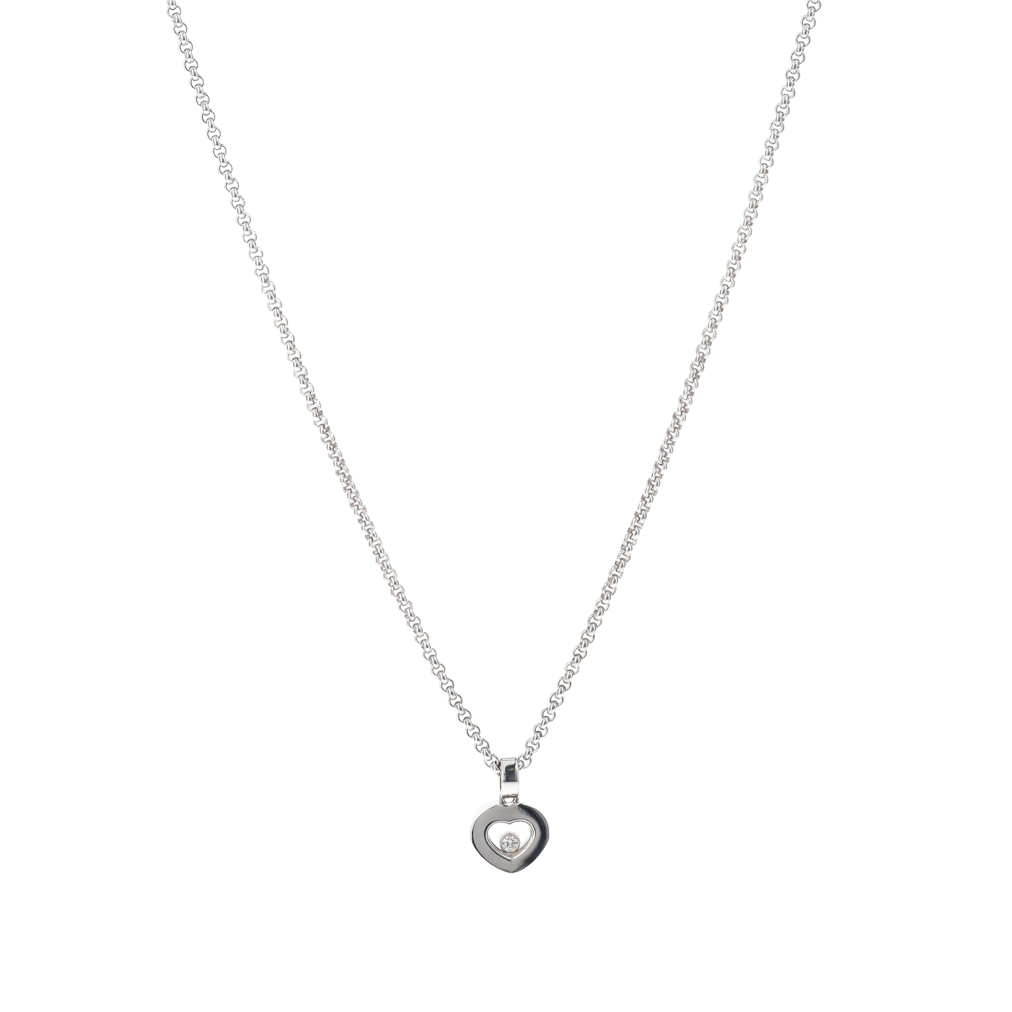COLLIER CHOPARD HAPPY DIAMONDS DIAMANT 0.05 CT