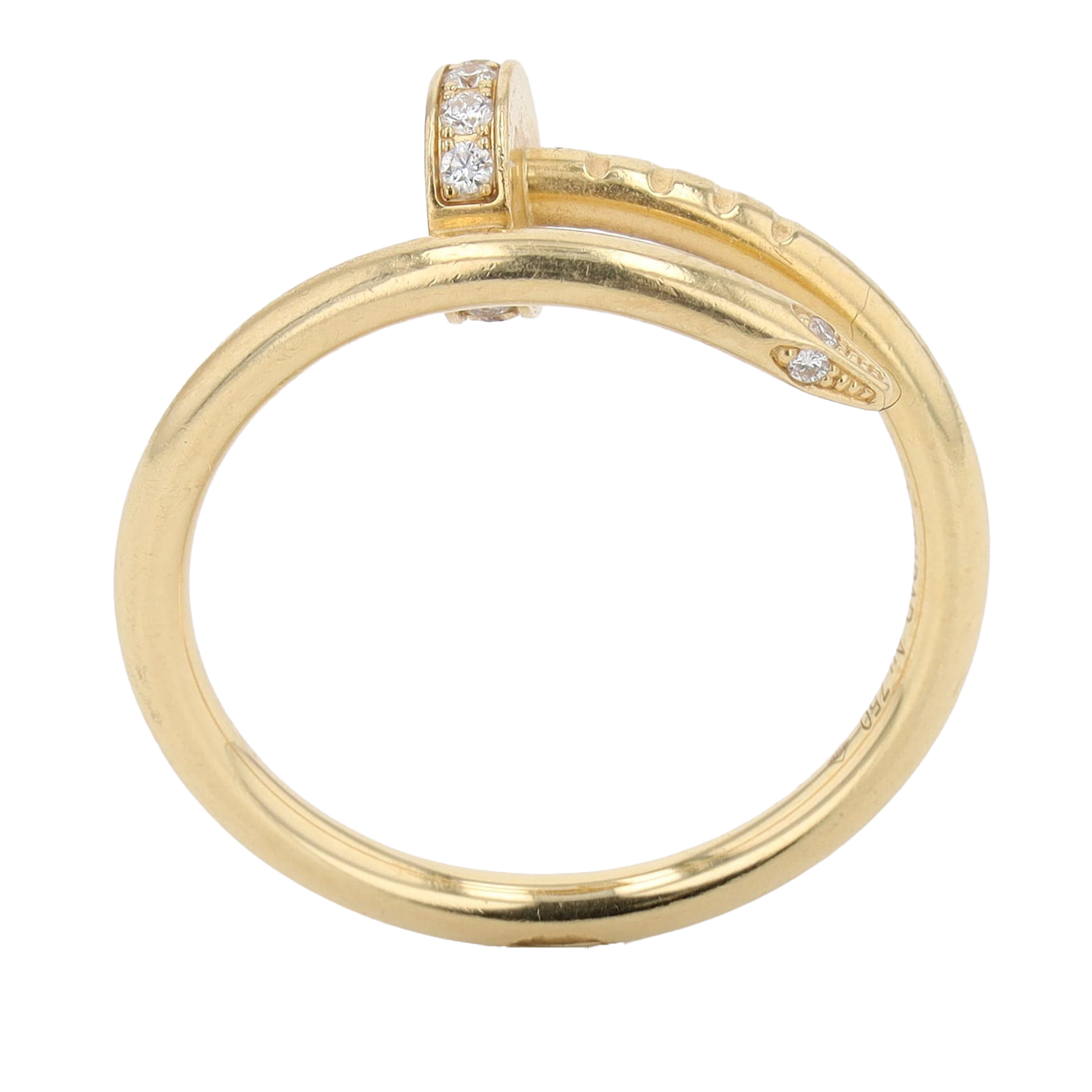 BAGUE CARTIER JUSTE UN CLOU DIAMANTS 0.13 CT