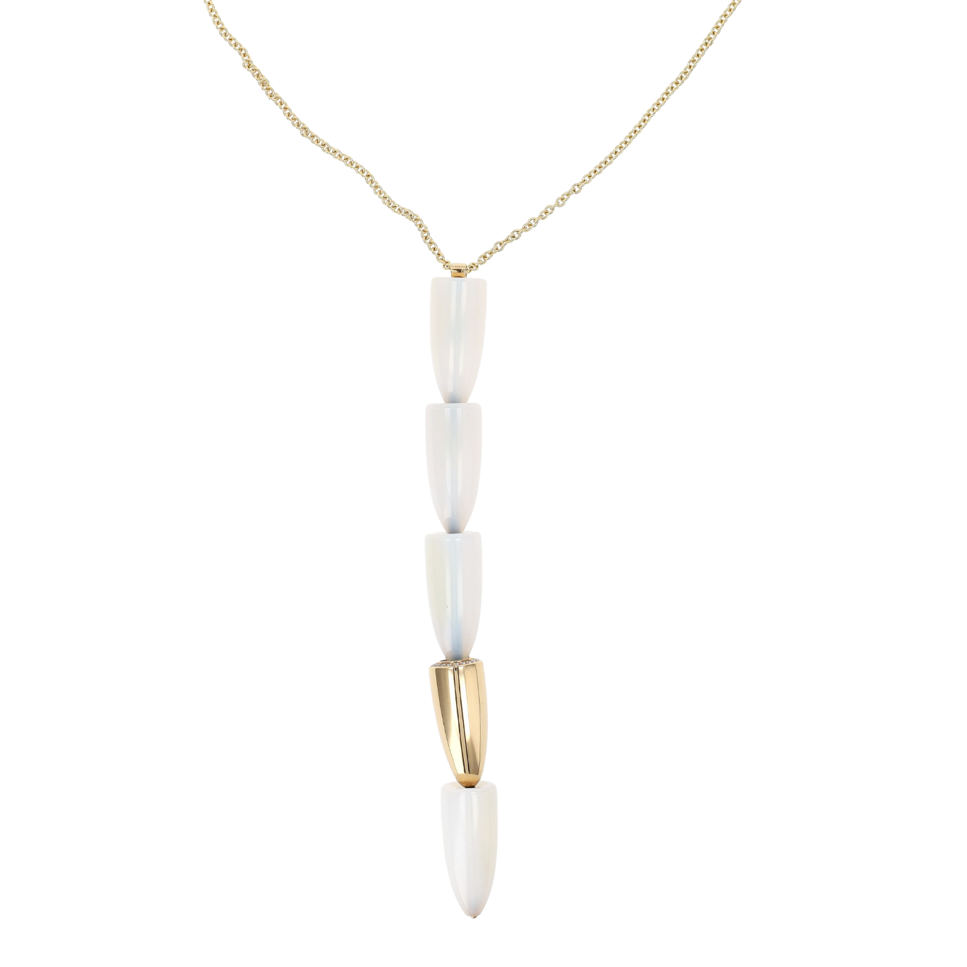 COLLIER_PENDENTIF_VHERNIER_CALLA_DIAMANTS_0.25_CT image