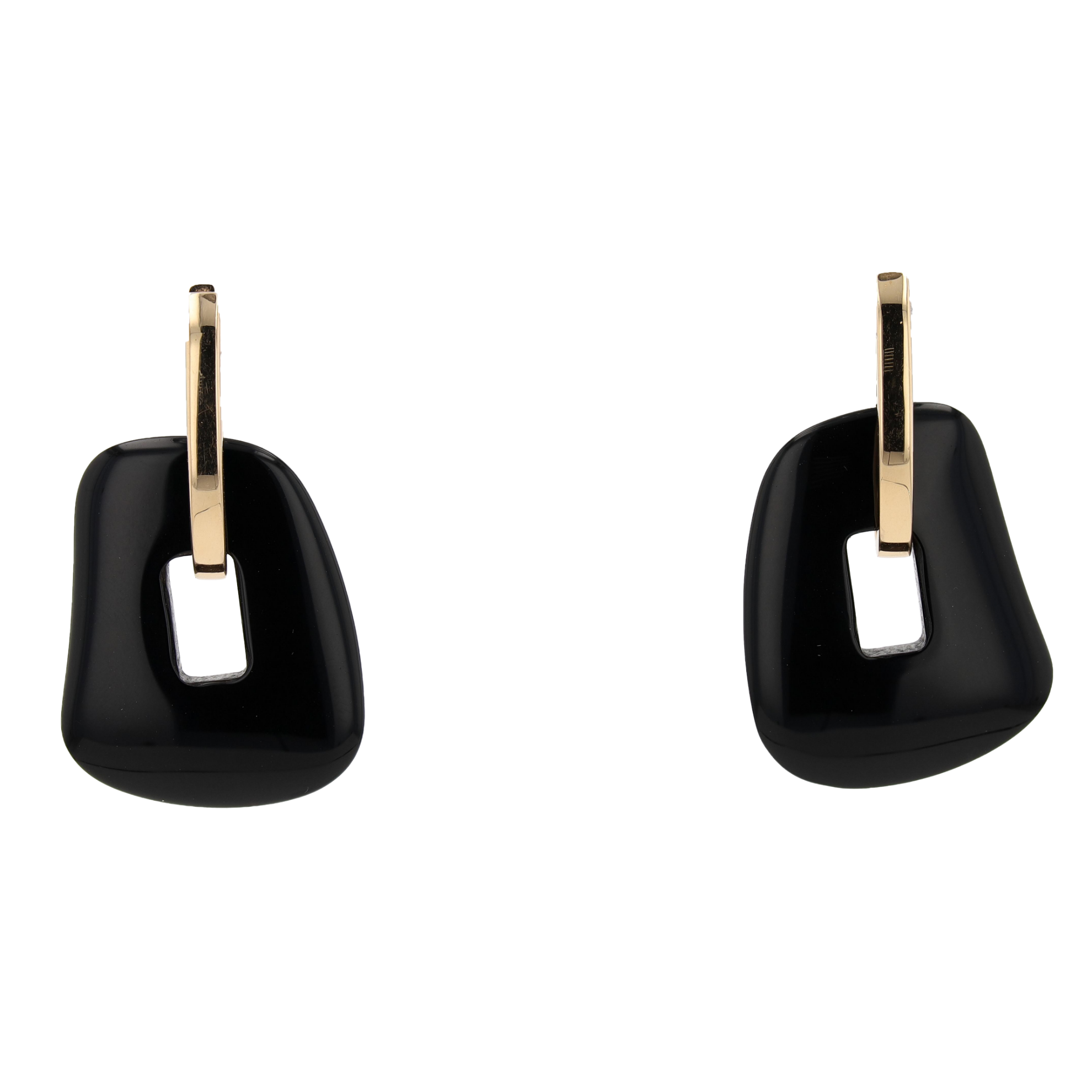 BOUCLES D'OREILLES MATTIOLI PUZZLE ONYX
