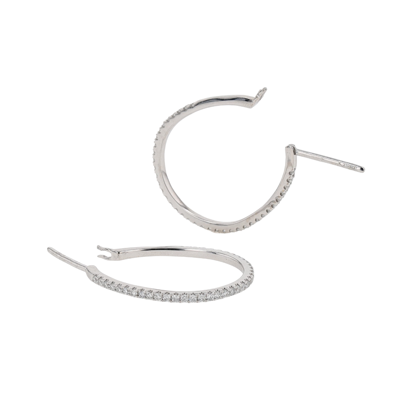 BOUCLES_D'OREILLES_CREOLES_DIAMANTS_0.38_CT image